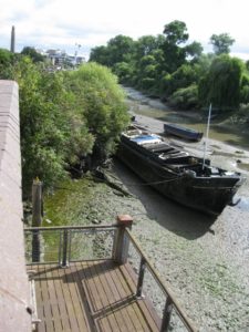 Trilby and another abandoned ship